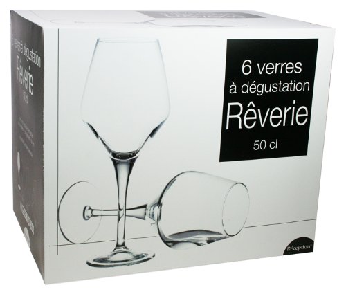 1611630 coffret de 6 verres à pied dégustation ...