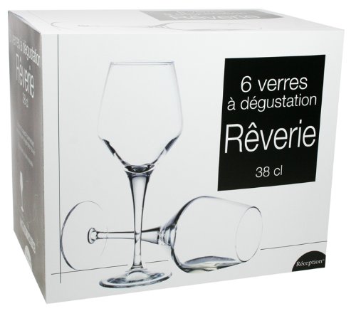 1611631 coffret de 6 verres à pied dégustation ...