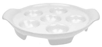 Assiette et plat à escargot 6 trous 18 x 16 cm ...