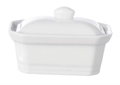 Terrine rectangulaire blanche 11 x 8 cm 200 gr ...