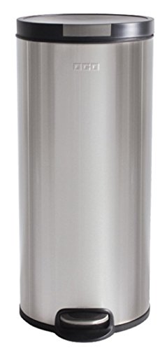 Soehnle Poubelle Cylindrique Inox Brossé 30 L