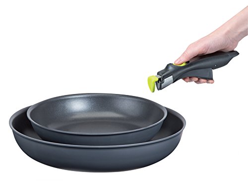 7930021 lot de 2 poêles avec poignée démontable...