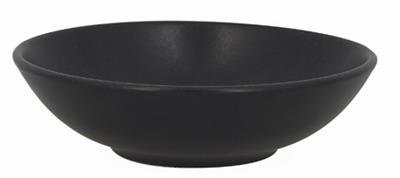 Assiette creuse 20.5 cm en faïence ALFA noir ma...