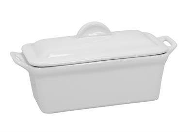 Terrine à foie gras blanc avec presse 24 x 10 c...