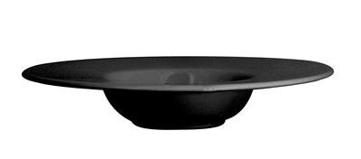 Assiette à pâte gourmet 28cm Faience noir mat 2...