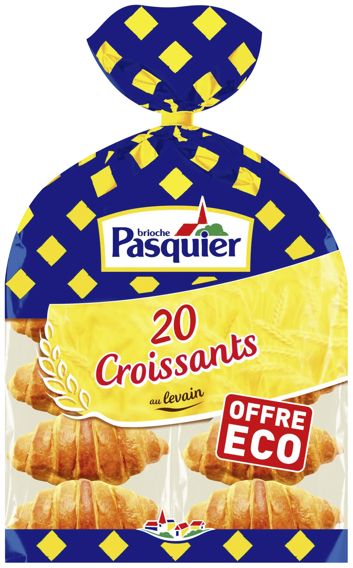 20 croissants au levain Pasquier