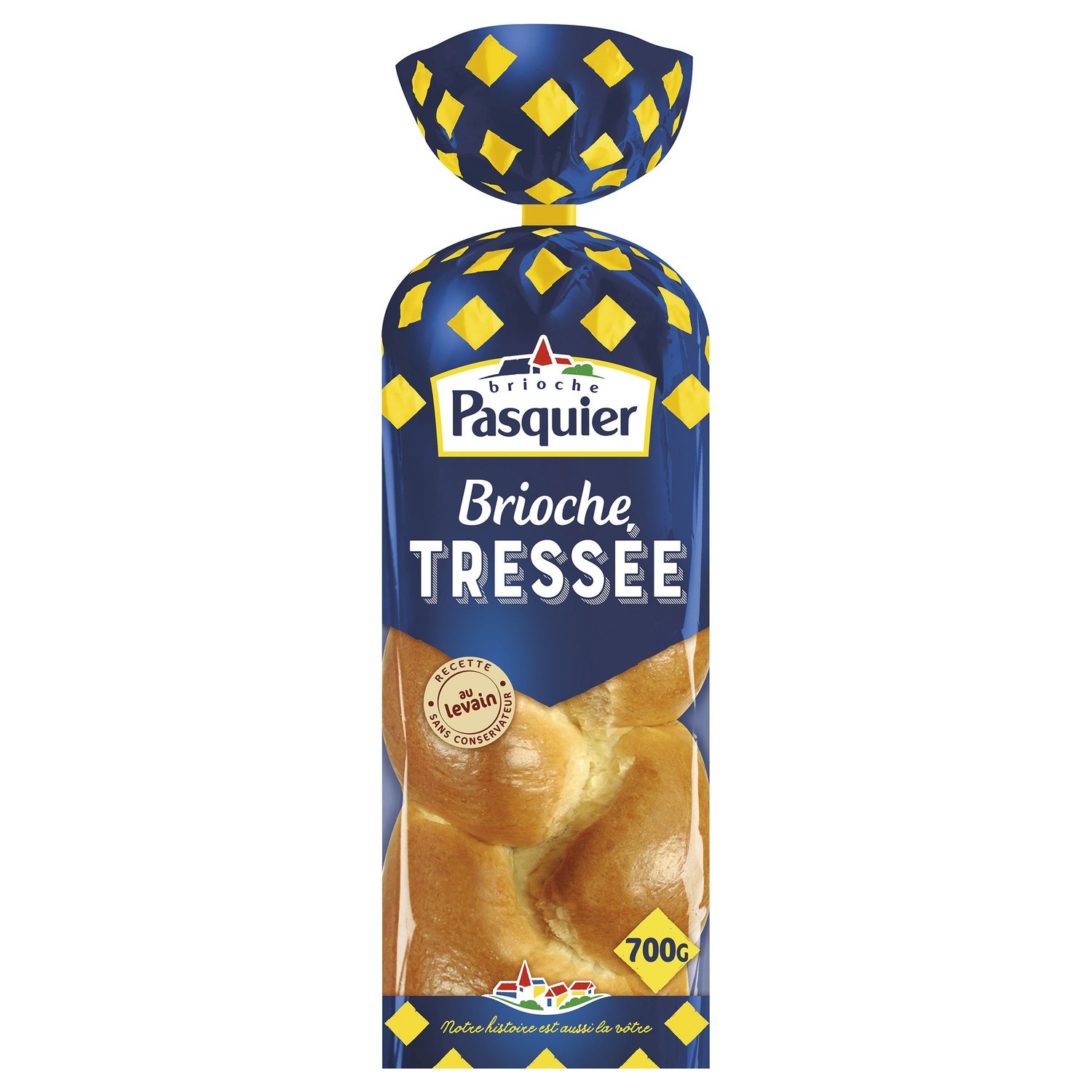 Brioche tressé nature PASQUIER