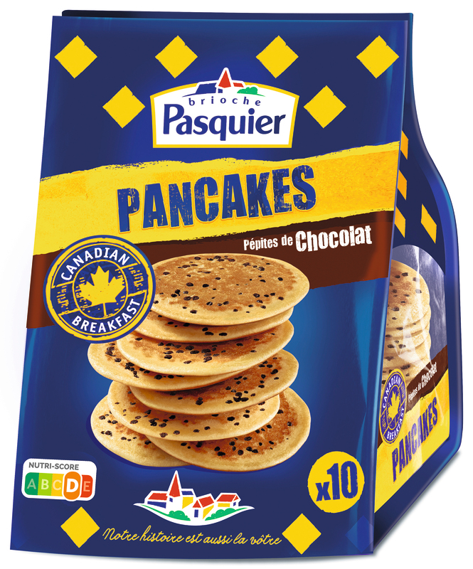 Brioche Pasquier PANCAKES PÉPITES DE CHOCOLAT Brioche Pasquier code EAN 3256540003859 