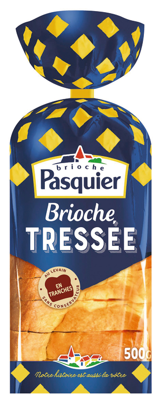 BRIOCHE TRESSÉE TRANCHÉE NATURE Pasquier