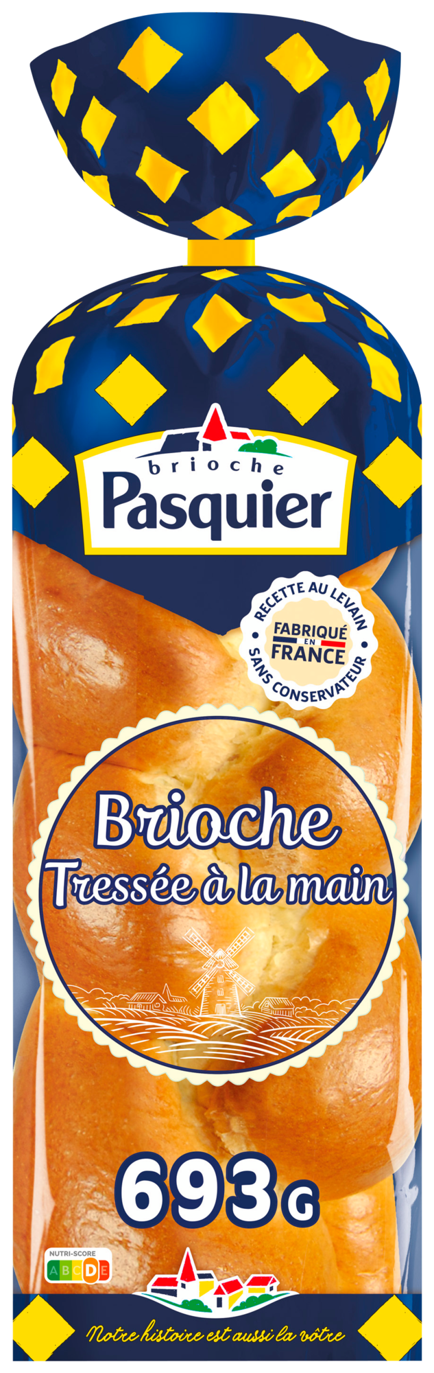 BRIOCHE PASQUIER BRIOCHE TRESSÉE À LA MAIN code EAN 3256549997586 