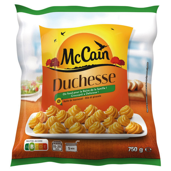 mc-cain Duchesse surgelée code EAN 3256830005051 