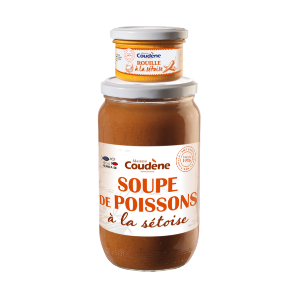SOUPE DE POISSON À LA SÉTOISE + ROUILLE 
