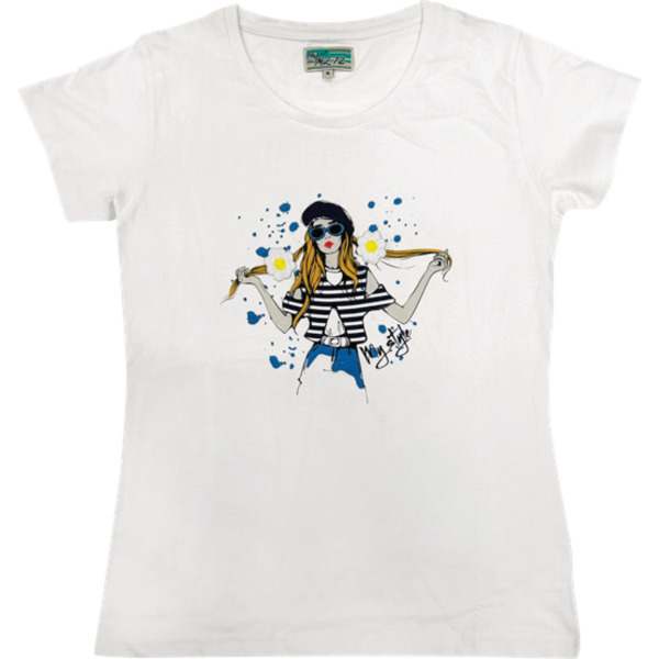 TEE-SHIRT À MESSAGE FEMME 
MZ72