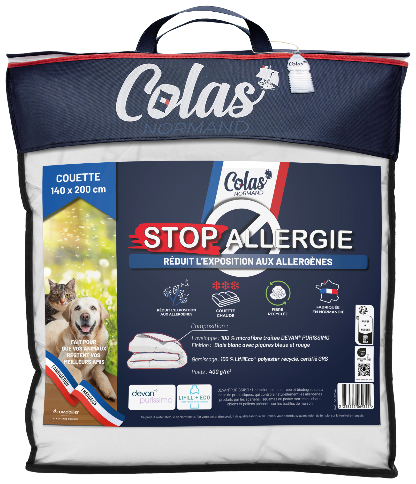COUETTE STOP ALLERGIE 140X200 CM