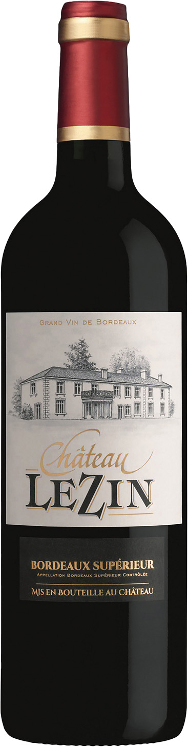  BORDEAU SUPERIEUR AOP ROUGE CHATEAU LEZIN code EAN 3258690077872 