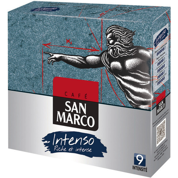  SUR LA GAMME DES CAFÉS SAN MARCO code EAN 3259234025007 