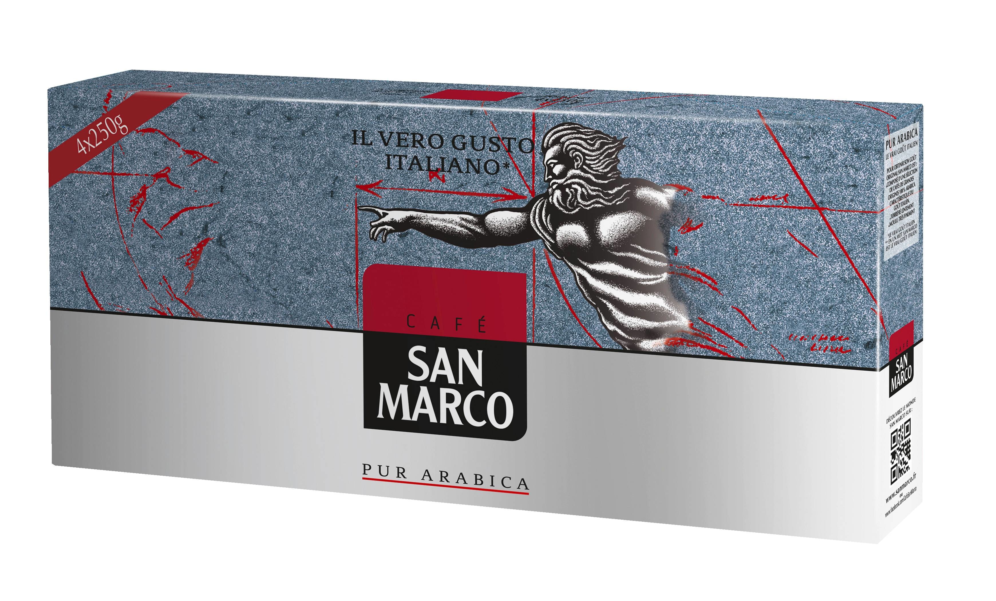  Café moulu Pur Arabica SAN MARCO code EAN 3259234221003 