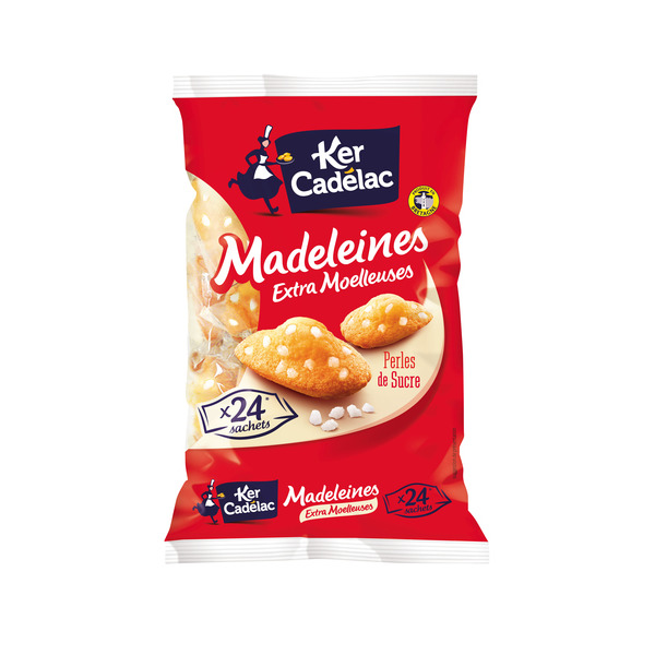 Madeleines Extra Moelleuses Perles de Sucre
