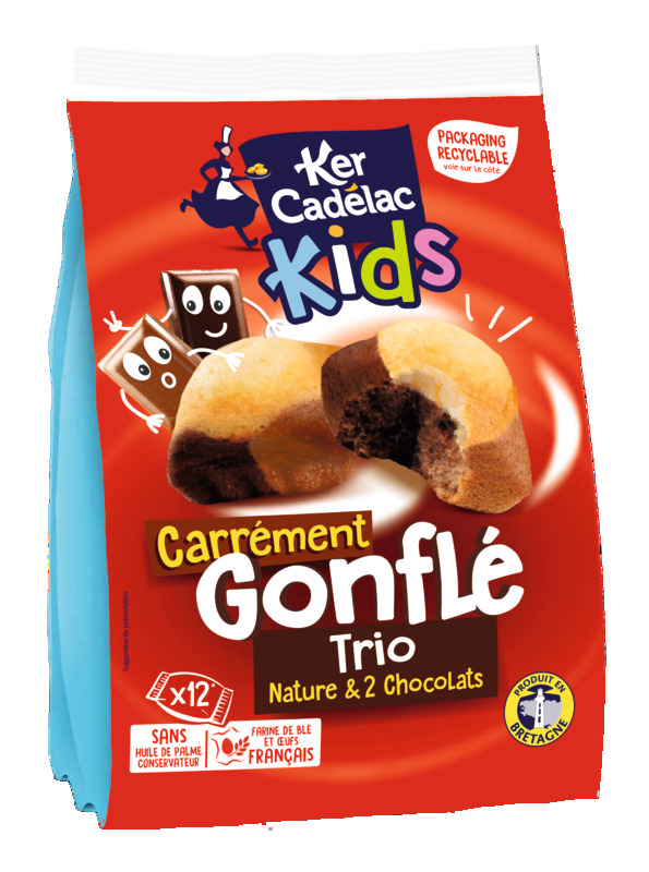 Ker cadélac GONFLÉS TRIO CHOCOLAT Ker cadélac code EAN 3259426041297 