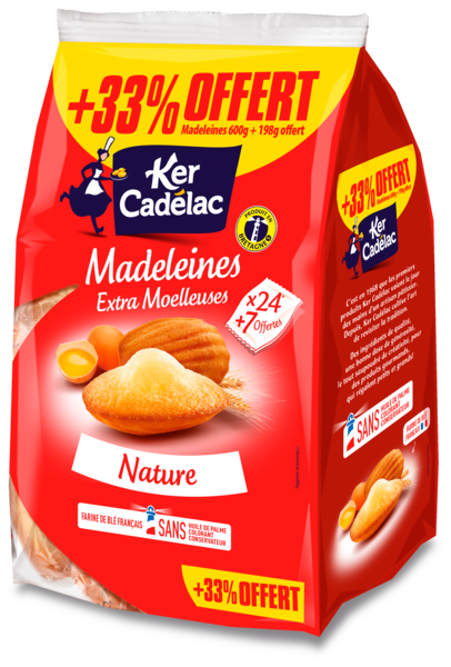 MADELEINES EXTRA MOELLEUSES KER CADELAC