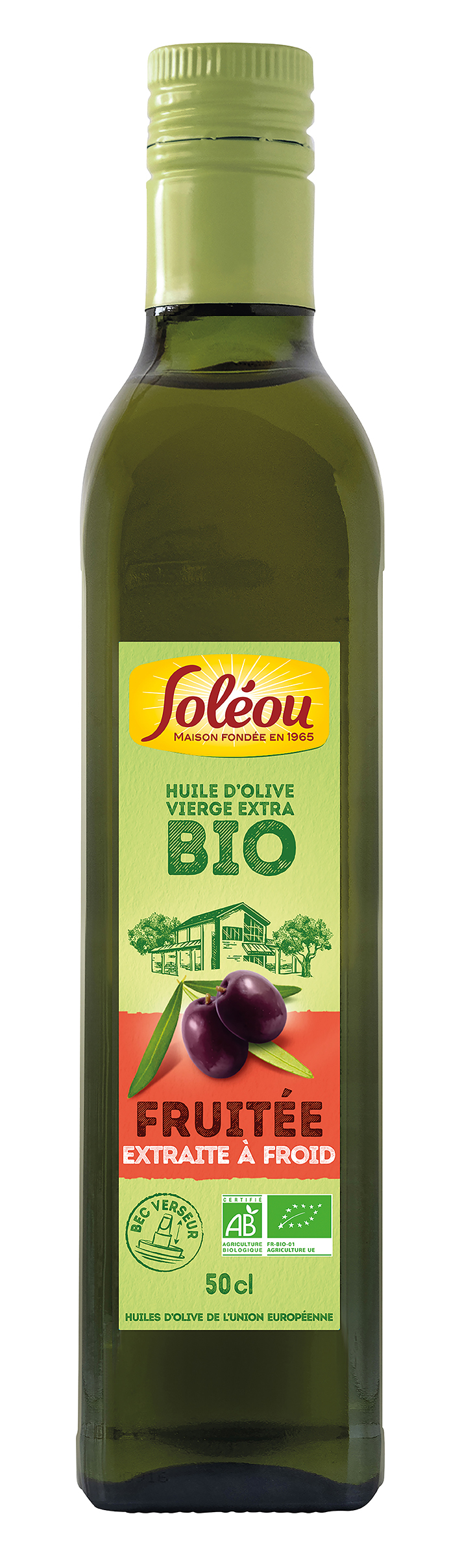HUILE OLIVE VIERGE EXTRA FRUITÉE BIO