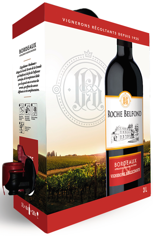 Roche Belfond AOP BORDEAUX ROUGE Roche Belfond code EAN 3259860956416 