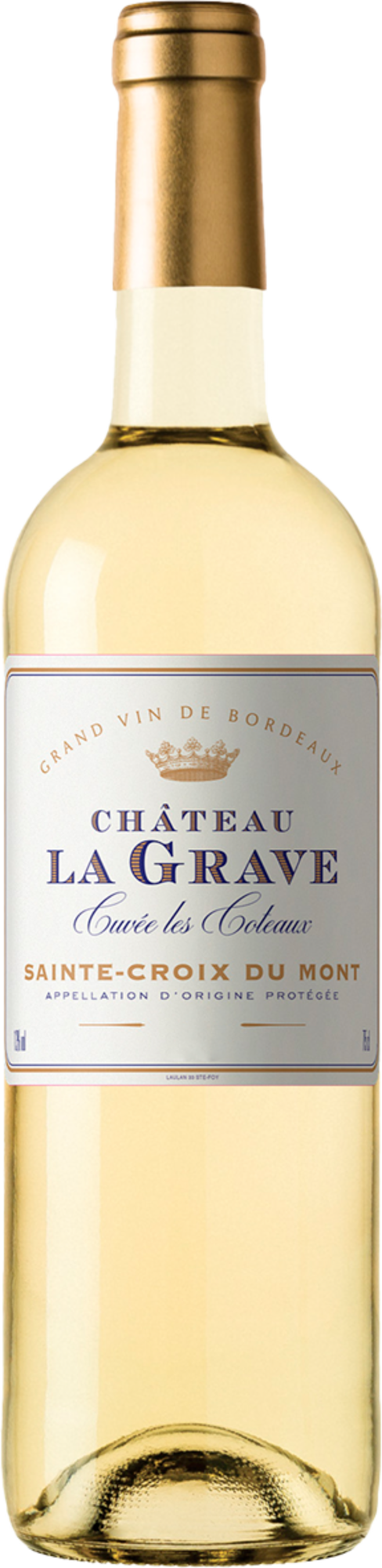 CHATEAU LAGRAVE AOP SAINTE CROIX DU MONT BLANC MOELLEUX - CHÂTEAU LA GRAVE "CUVÉE LES COTEAUX" 2023 code EAN 3259863618847 