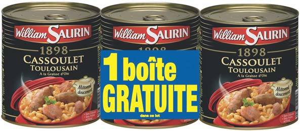 CASSOULET TOULOUSAIN “WILLIAM SAURIN” 3261055862464 (3261055862464)