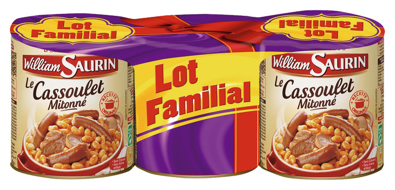 LE CASSOULET MITONNÉ William Saurin 3261055930491 William Saurin LE CASSOULET MITONNÉ William Saurin 3261055930491 William Saurin