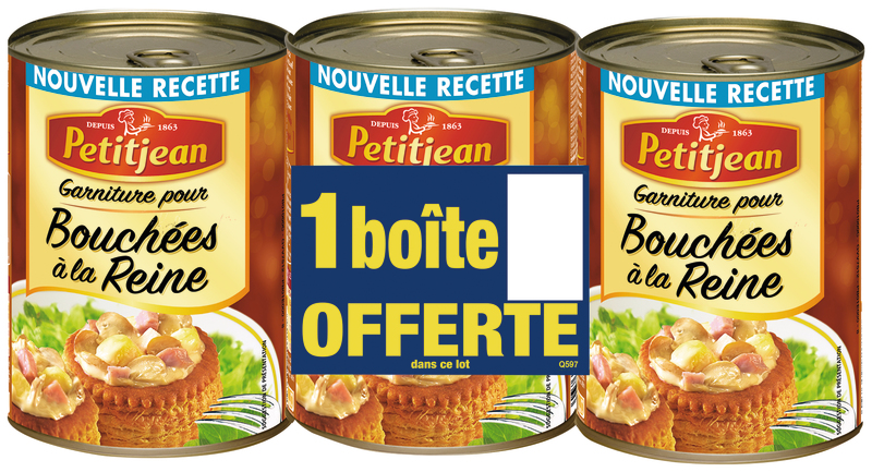 GARNITURE POUR BOUCHEES A LA REINE PETIT JEAN