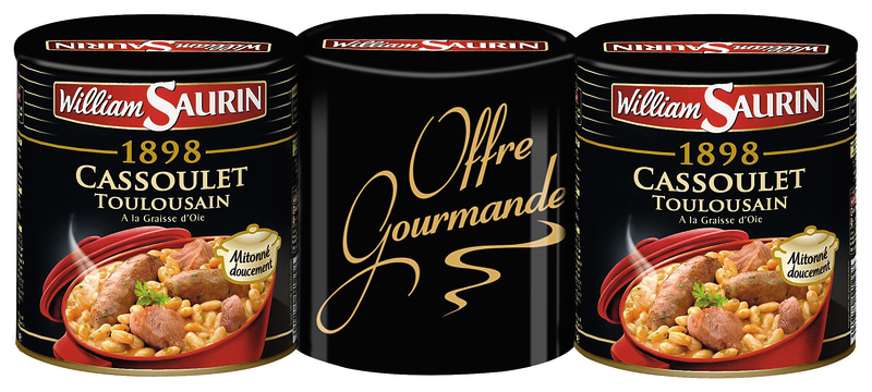 W.SAURIN CASSOULET TOULOUSAIN W.SAURIN code EAN 3261055936929 