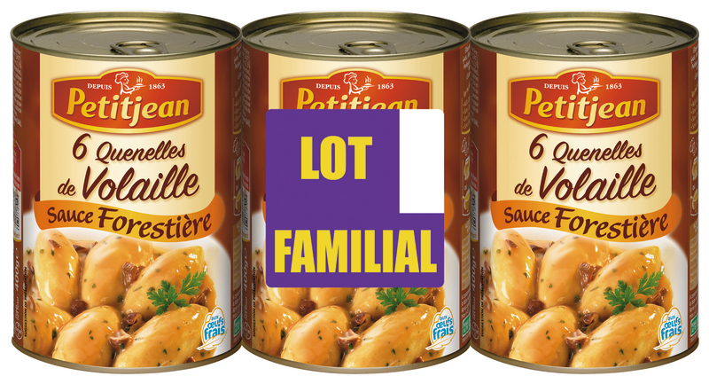 QUENELLES VOLAILLE FORESTIÈRE PETIT JEAN