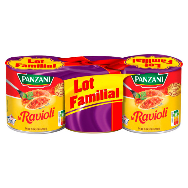 RAVIOLI FORMAT FAMILIAL SAUCE TOMATE 
