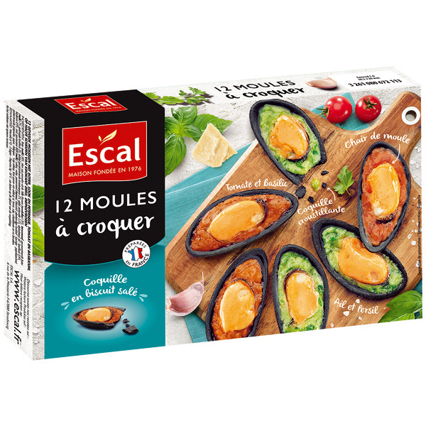 12 MOULES À CROQUER SURGELÉES 
