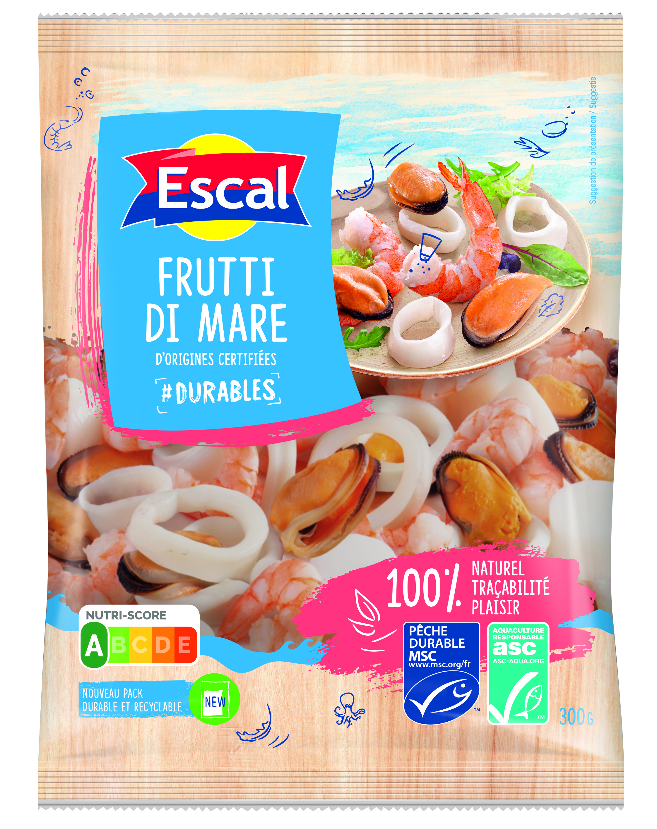 COCKTAIL DE FRUITS DE MER DURABLE SURGELÉ