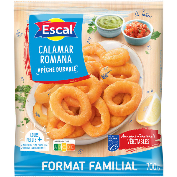 CALAMAR ROMANA SURGELÉS MSC ANNEAUX D'ENCORNETS...