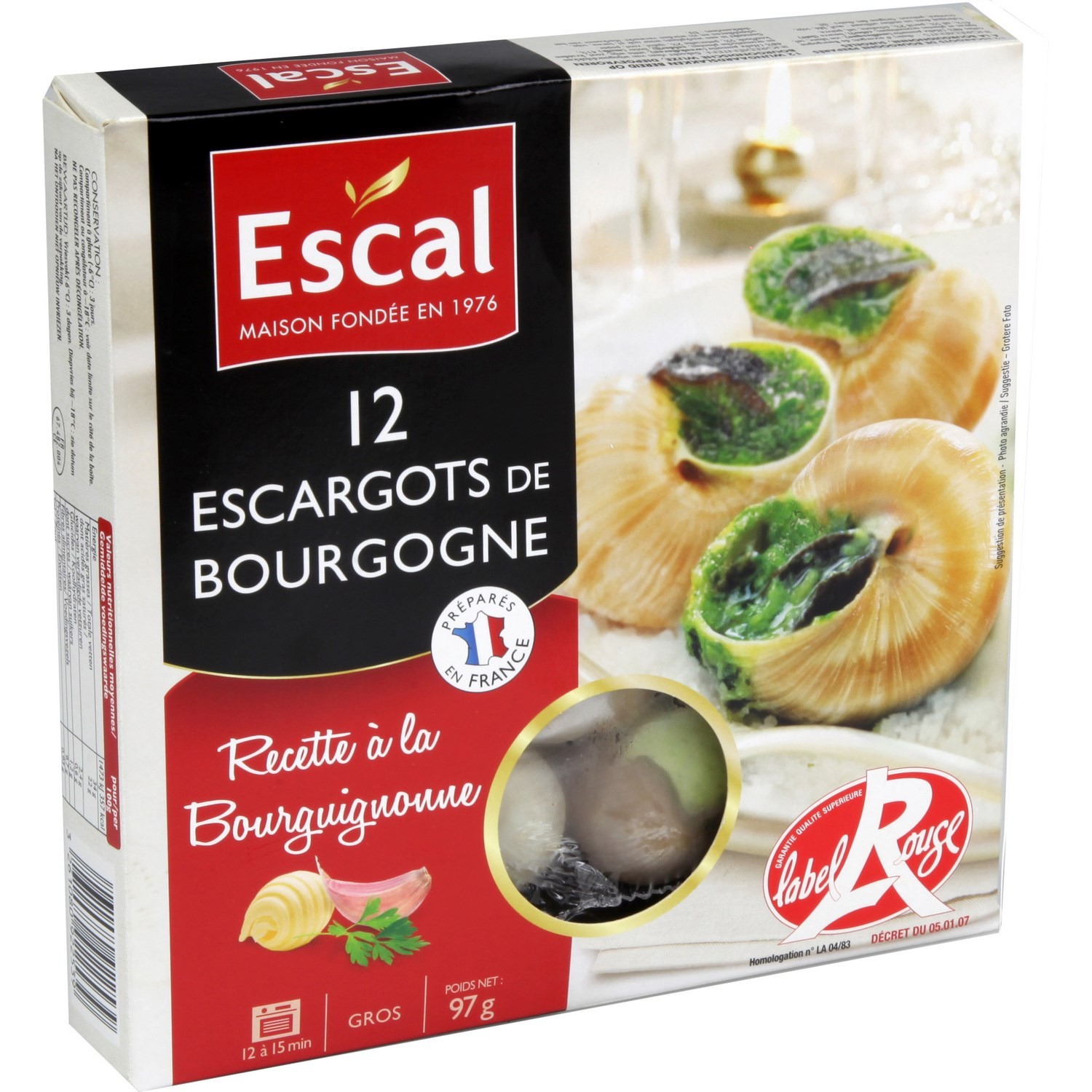 Escargots de Bourgogne à la Bourguignonne LR ESCAL