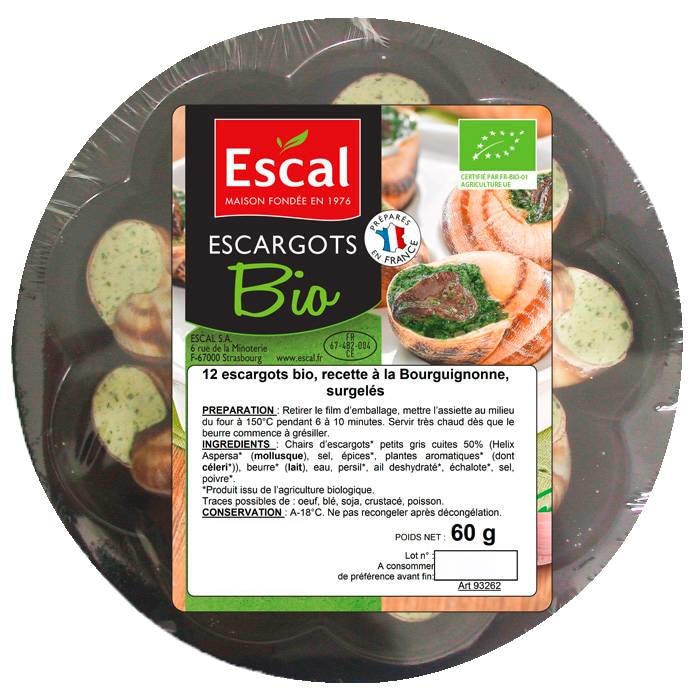 Escargots surgelés Bio ESCAL 3261080932620 (3261080932620)