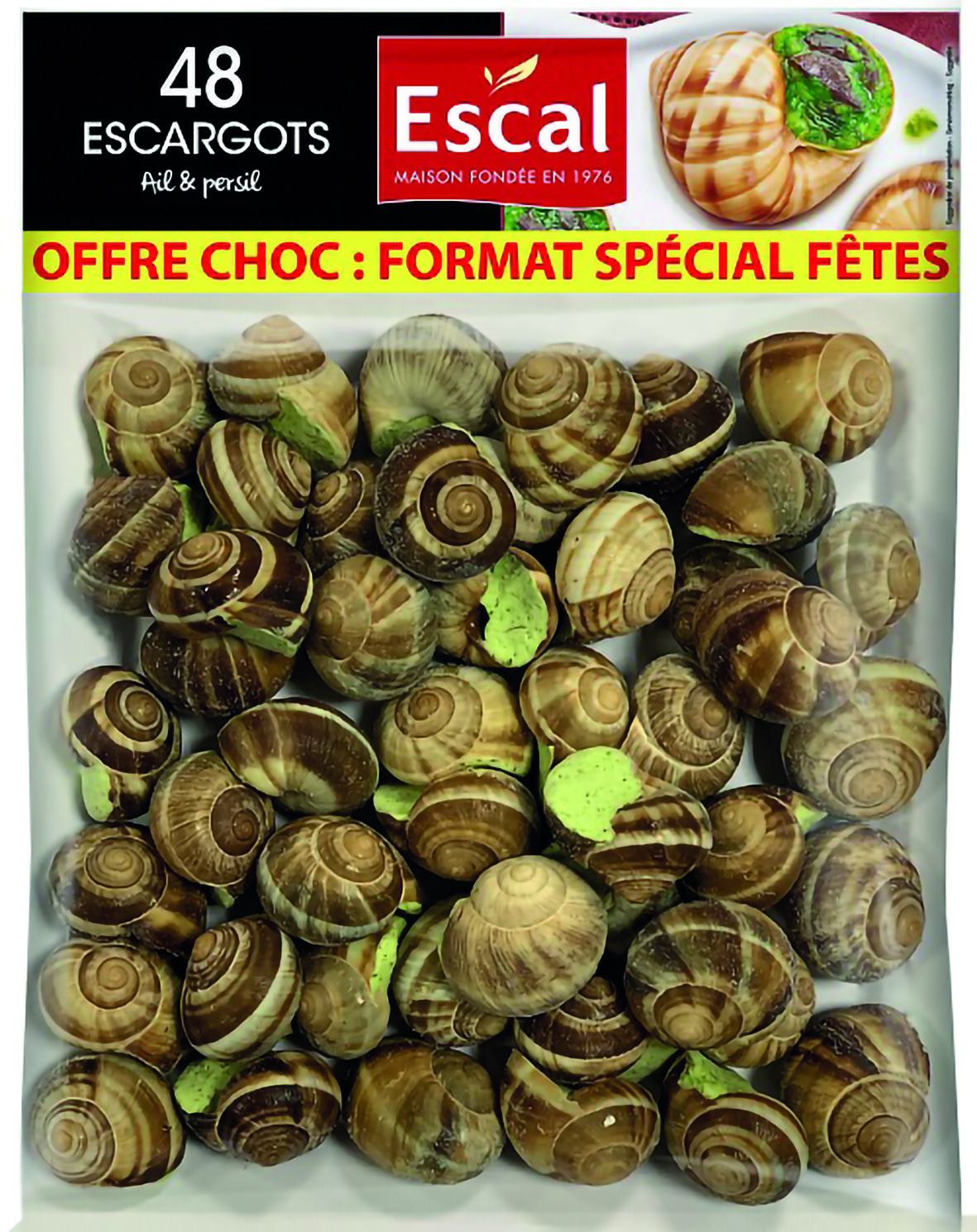 ESCARGOTS À LA BOURGUIGNONNE SURGELÉS