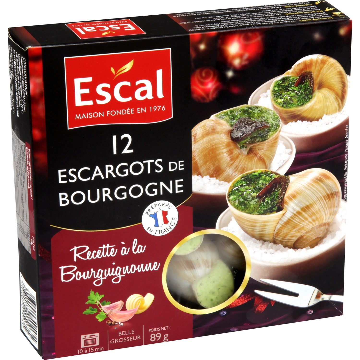 Escargots Bourgogne à la Bourguignonne ESCAL