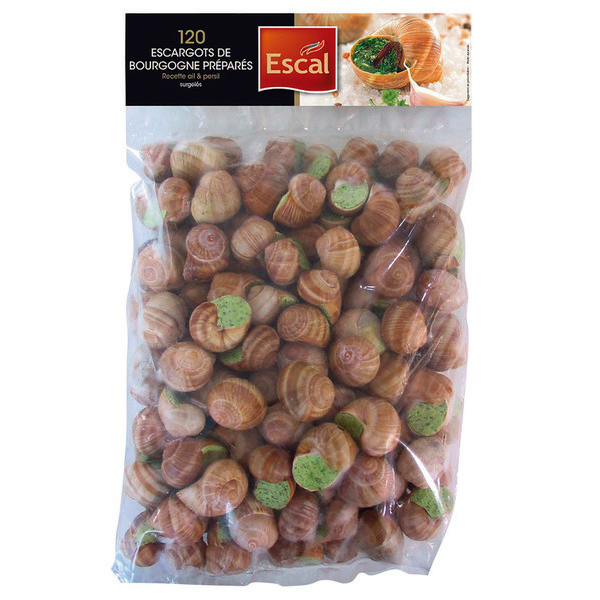 Escargots de Bourgogne préparés Recette ail et ...