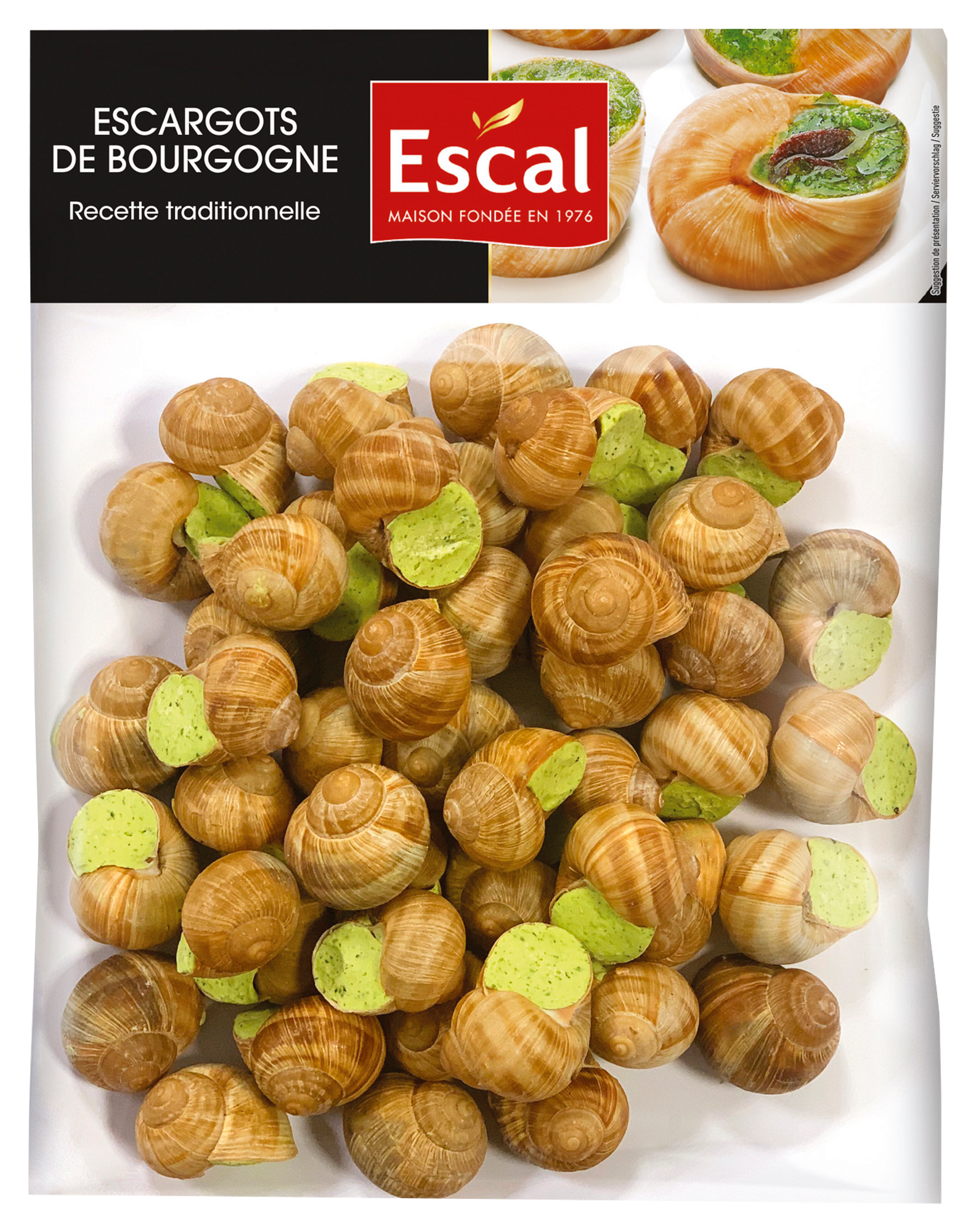 60 Escargots de bourgogne surgelés