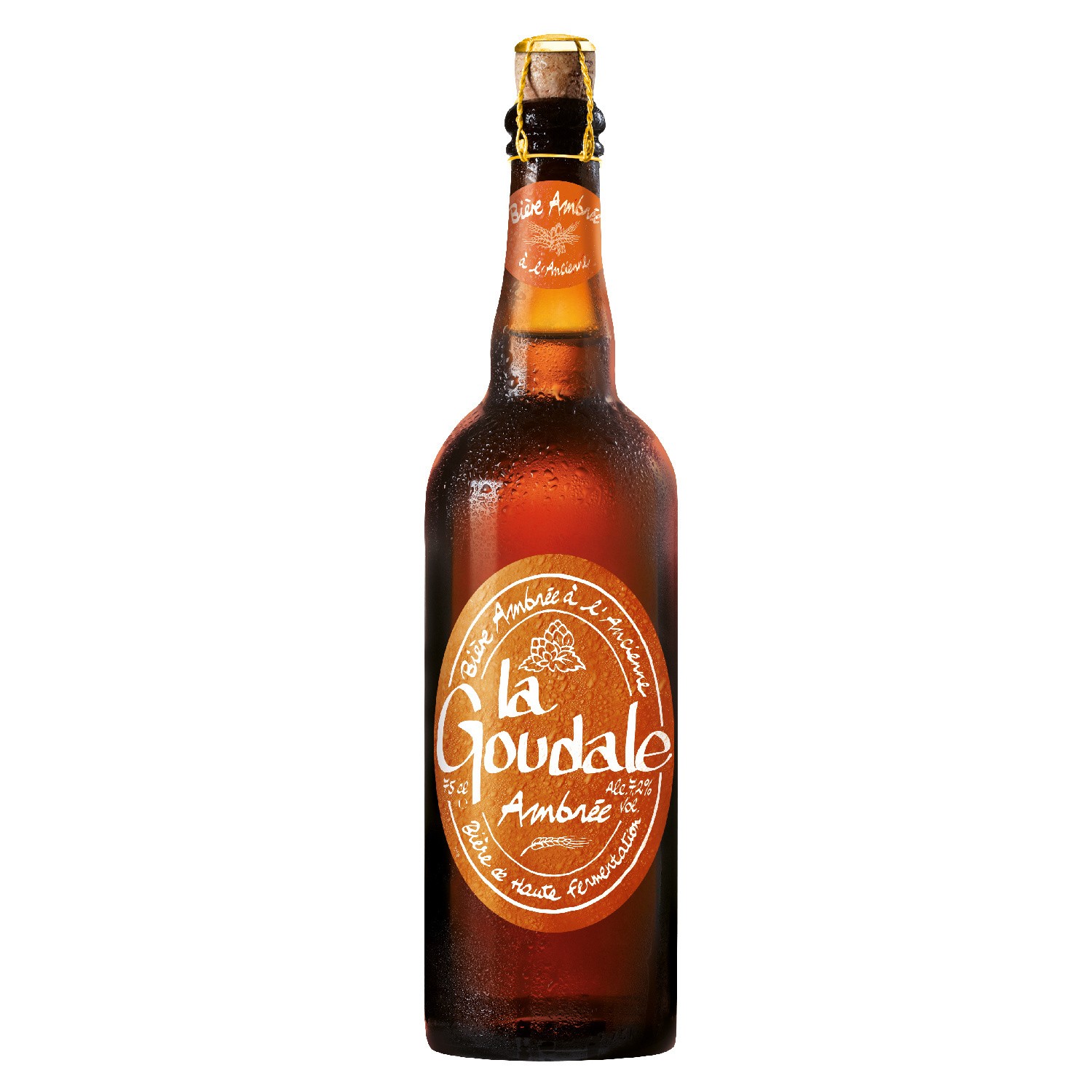 Bière ambrée à l'ancienne LA GOUDALE