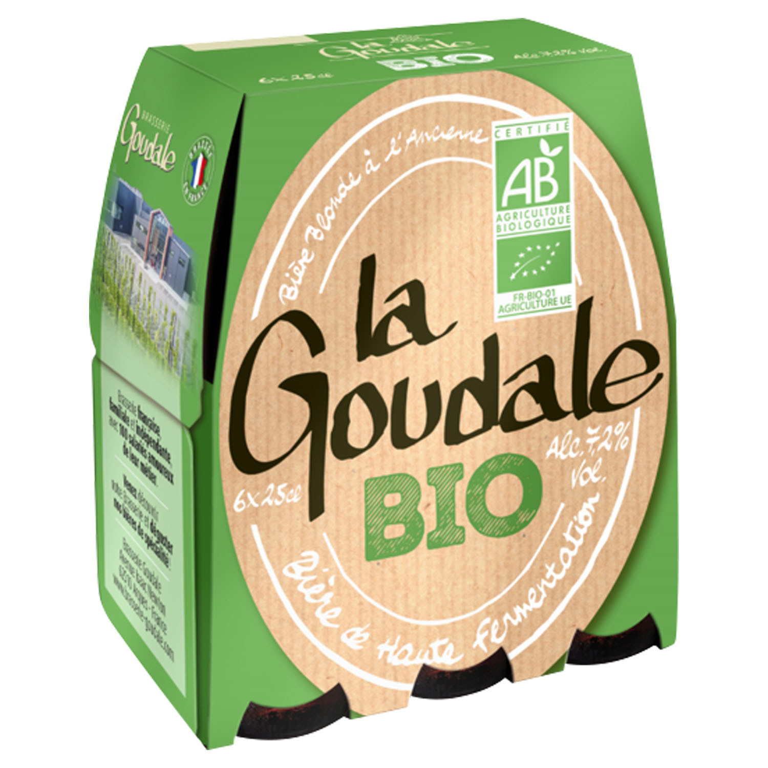 Bière blonde bio LA GOUDALE