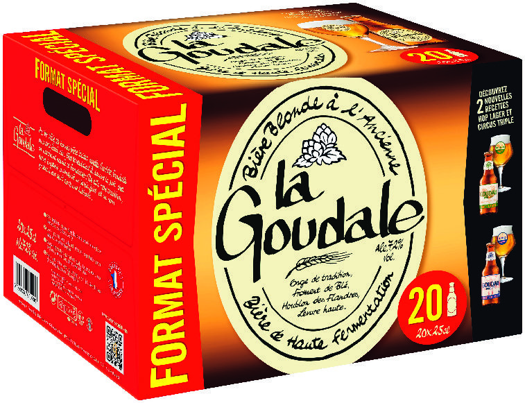  BIÈRE BLONDE "GOUDALE" code EAN 3261570007890 