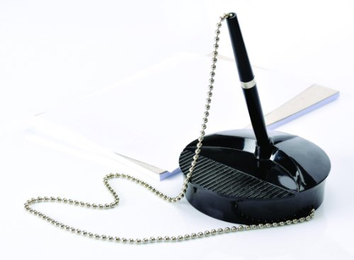 9821502 stylo sur socle noir