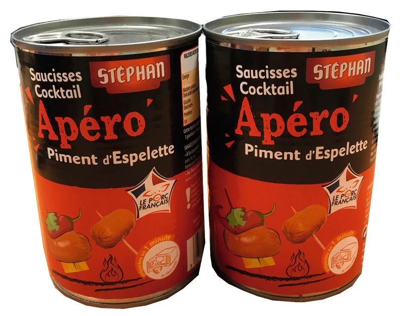 SAUCISSES COCKTAIL PIMENT D'ESPELETTE STEPHAN