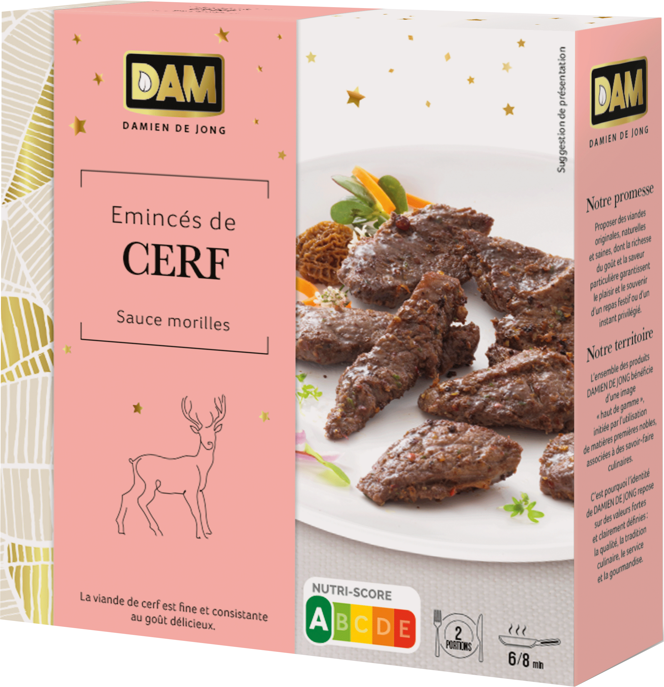 DAMIEN DE JONG ÉMINCÉS DE CERF AUX MORILLES code EAN 3262270002413 