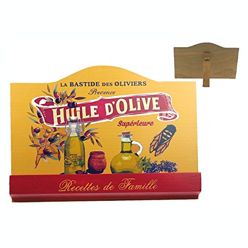 - lutrin bois décor provence jaune ''huile d'ol...