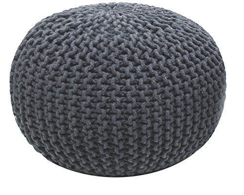 Revimport 21/1212 Pouf Tricot Tissu 50 x 50 x 3...